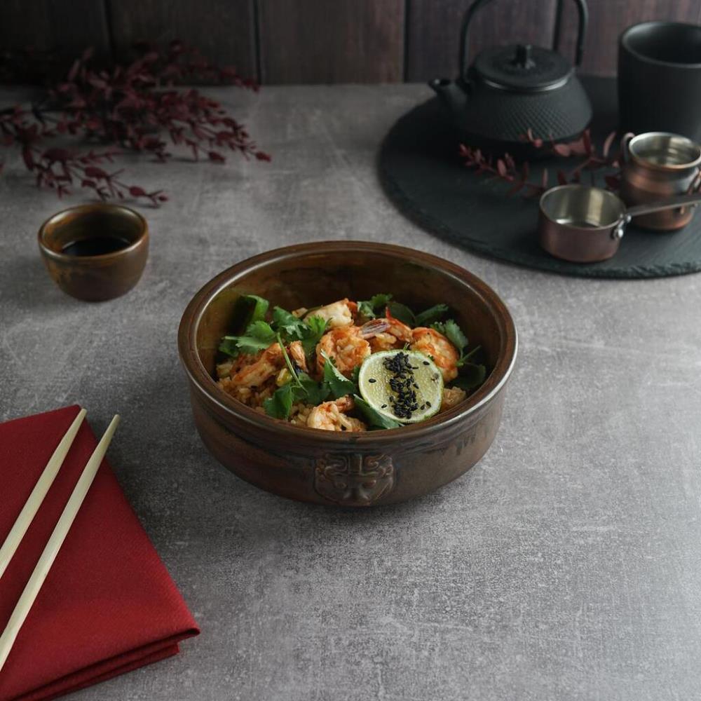 Antic Copper Panasia Салатник 800 мл d 18 см h6 см бульонница,фарфор, P.L. Proff Cuisine Antic Copper Panasia Салатник 800 мл d 18 см h6 см бульонница,фарфор, P.L. Proff Cuisine
