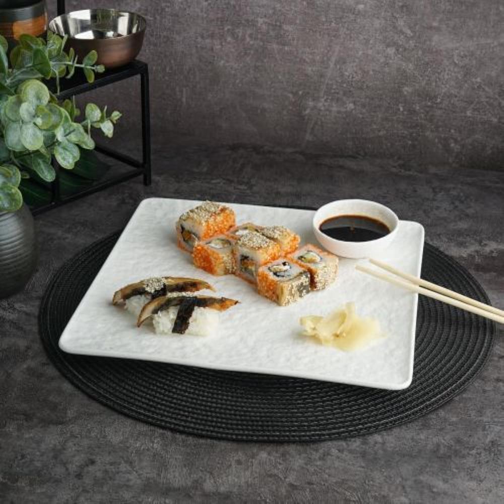 White Matt Panasia Блюдо квадратное 27*27 см h1,9 см P.L. Proff Cuisine White Matt Panasia Блюдо квадратное 27*27 см h1,9 см P.L. Proff Cuisine