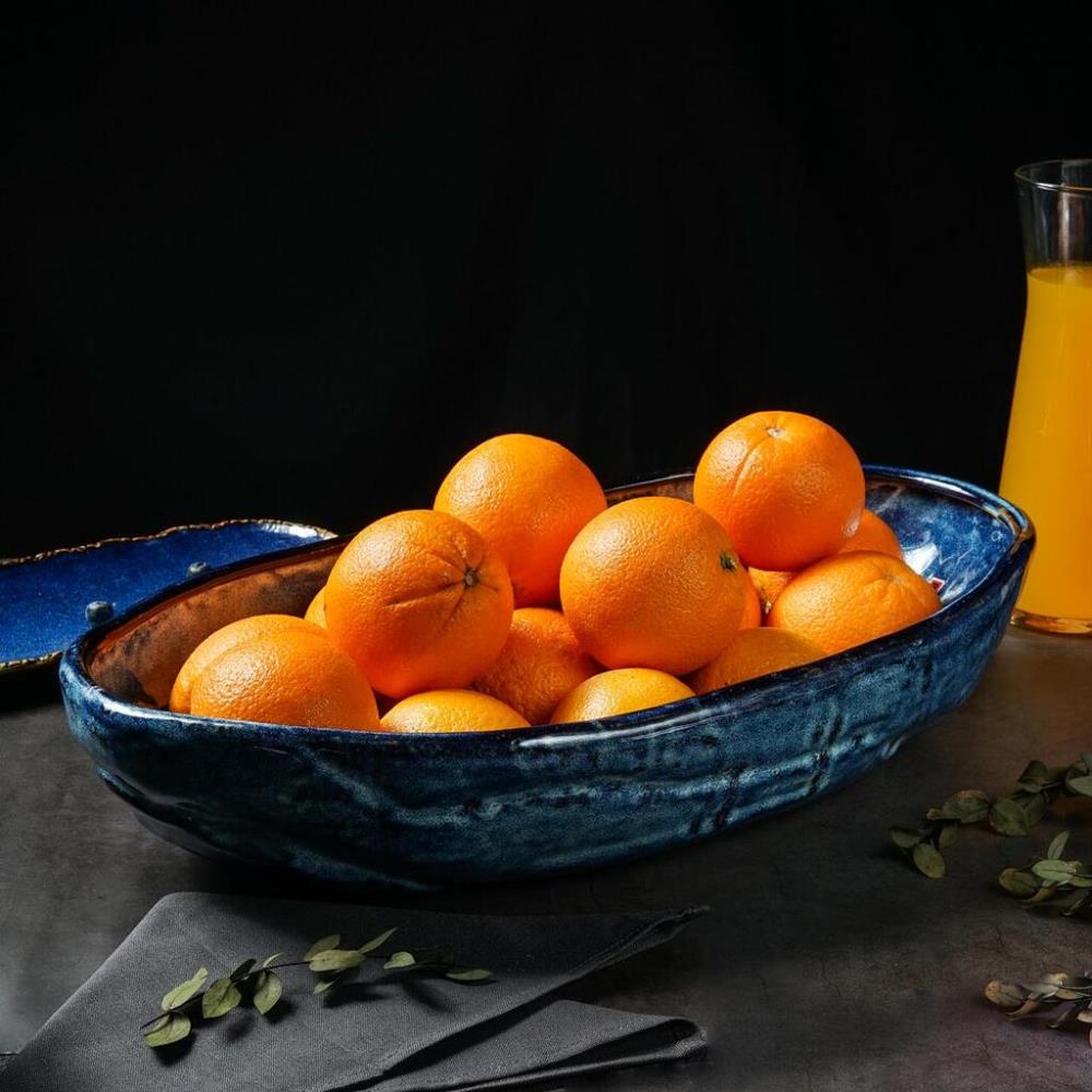 Aqua Blue Style Buffet Блюдо овальное 51*29 см h12 см 5,5 л,фарфор, P.L. Proff Cuisine Aqua Blue Style Buffet Блюдо овальное 51*29 см h12 см 5,5 л,фарфор, P.L. Proff Cuisine