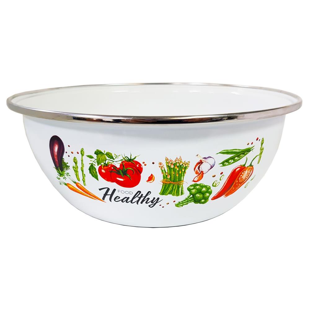 Миска эмал 2,5л нерж/об Овощи / Veggies TM Appetite Миска эмал 2,5л нерж/об Овощи / Veggies TM Appetite