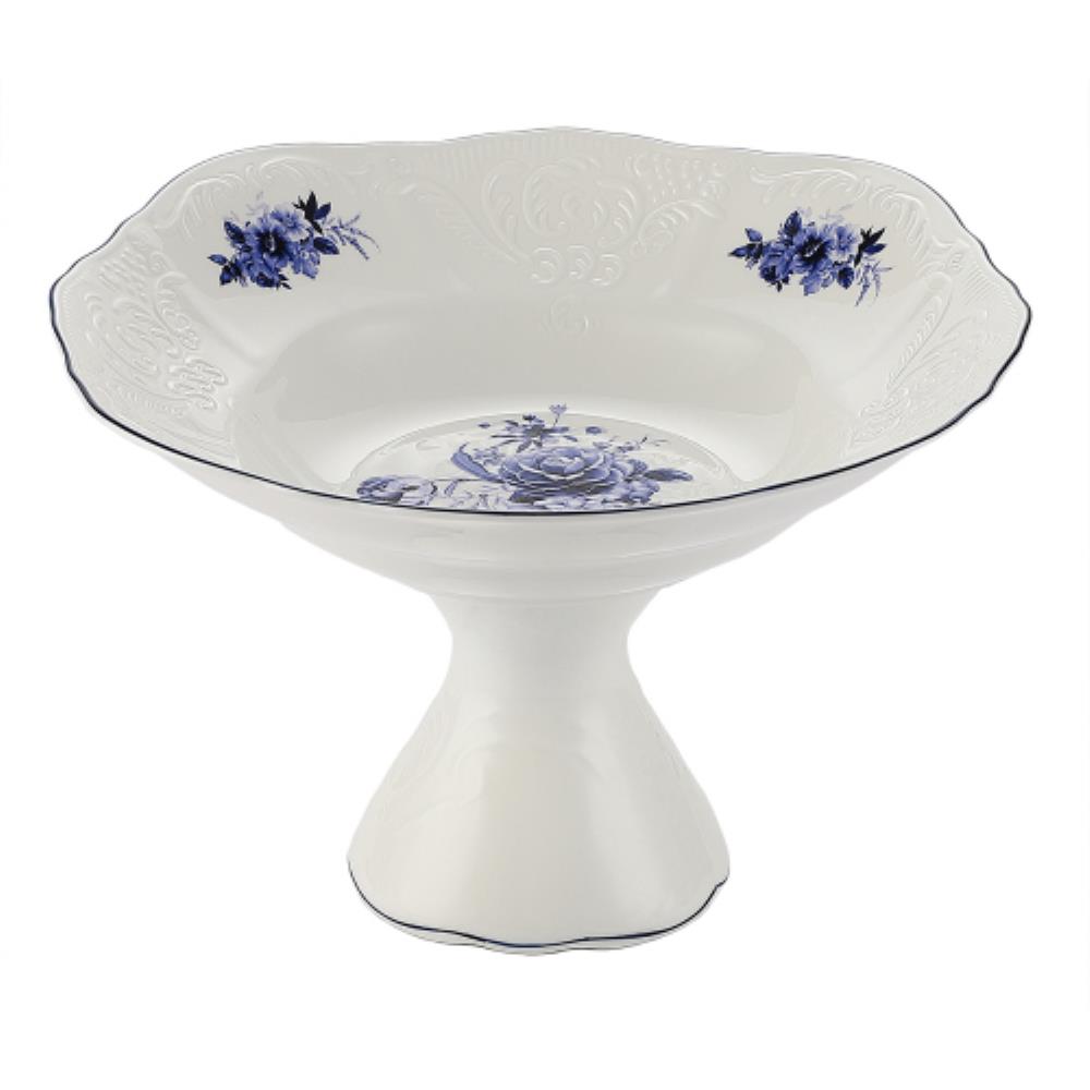 Blue Flower Блюдо на ножке,десертное 31 см, P.L. Proff Cuisine Blue Flower Блюдо на ножке,десертное 31 см, P.L. Proff Cuisine