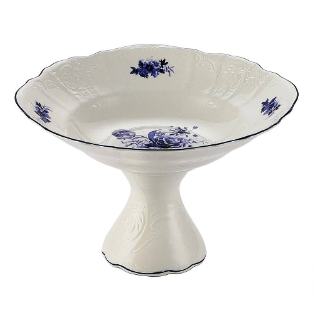 Blue Flower Блюдо на ножке,десертное d=25см, см, P.L. Proff Cuisine Blue Flower Блюдо на ножке,десертное d=25см, см, P.L. Proff Cuisine