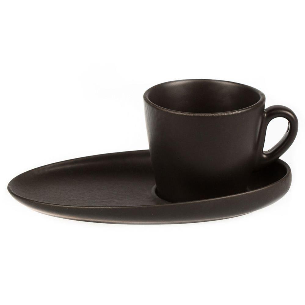 Black Star Чашка с блюдцем Espresso 100 мл, P.L. Proff Cuisine Black Star Чашка с блюдцем Espresso 100 мл, P.L. Proff Cuisine