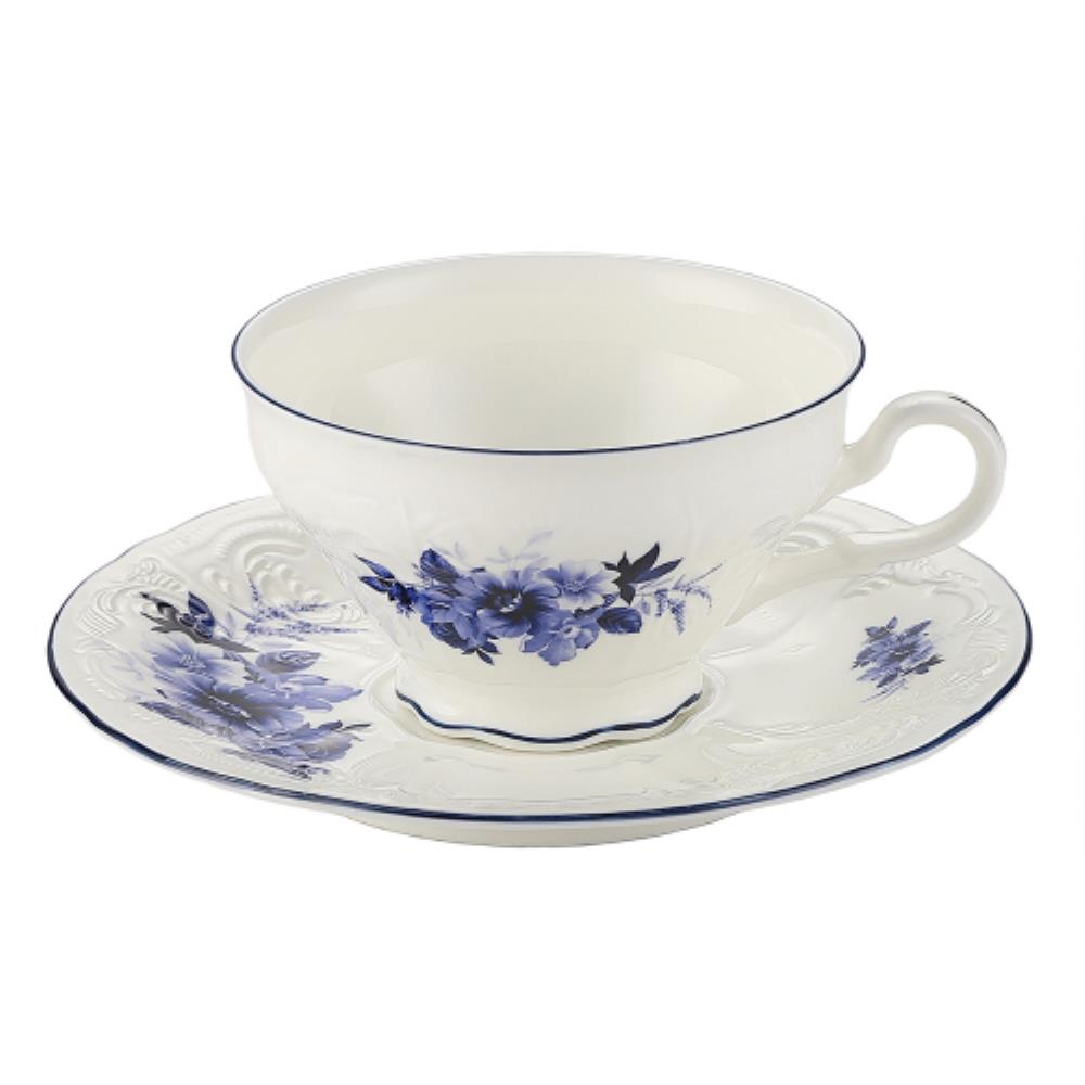 Blue Flower Чайная пара 220 мл, P.L. Proff Cuisine Blue Flower Чайная пара 220 мл, P.L. Proff Cuisine