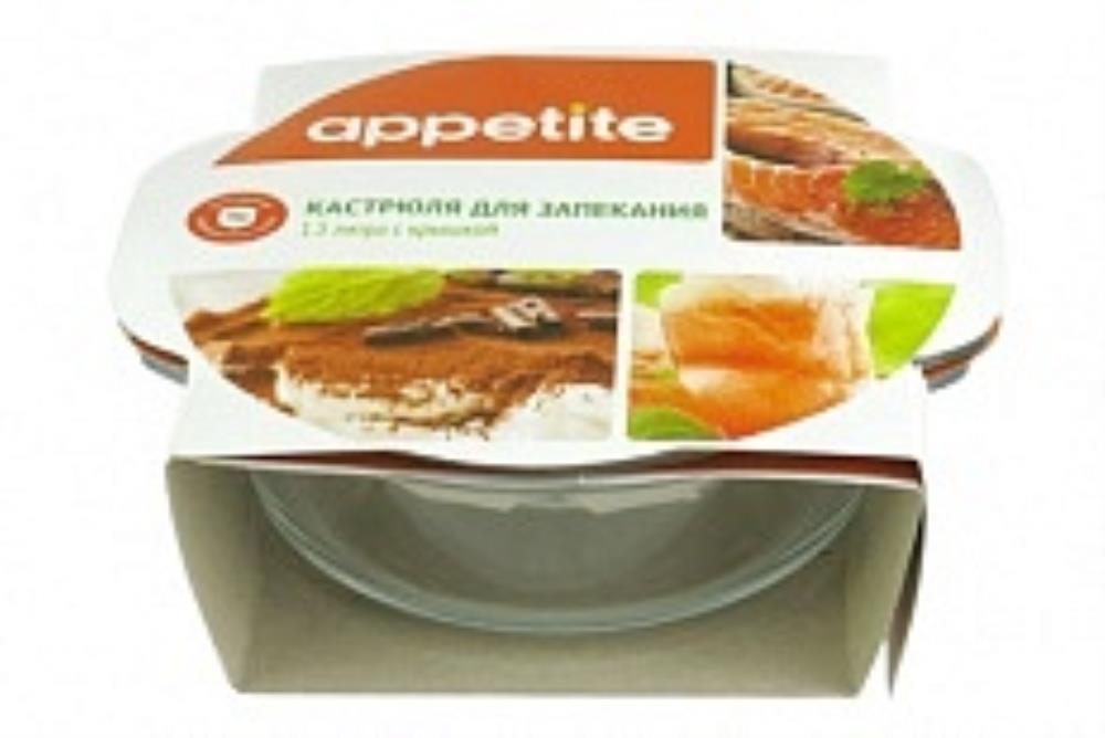Кастрюля стекл 1,5л ТМ Appetite Кастрюля стекл 1,5л ТМ Appetite