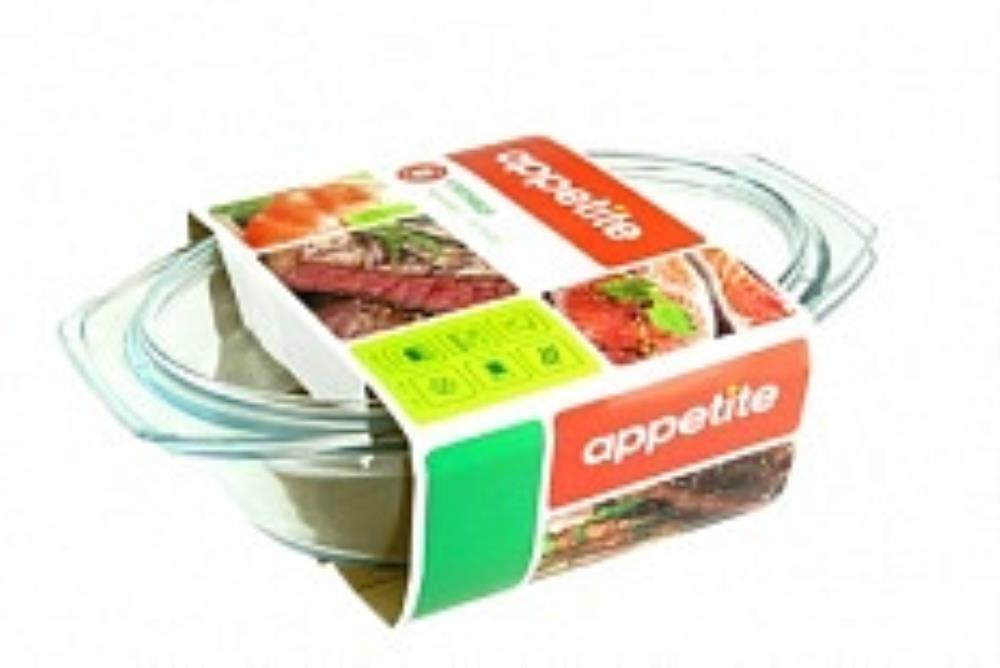 Утятница стекл 3,0л ТМ Appetite Утятница стекл 3,0л ТМ Appetite