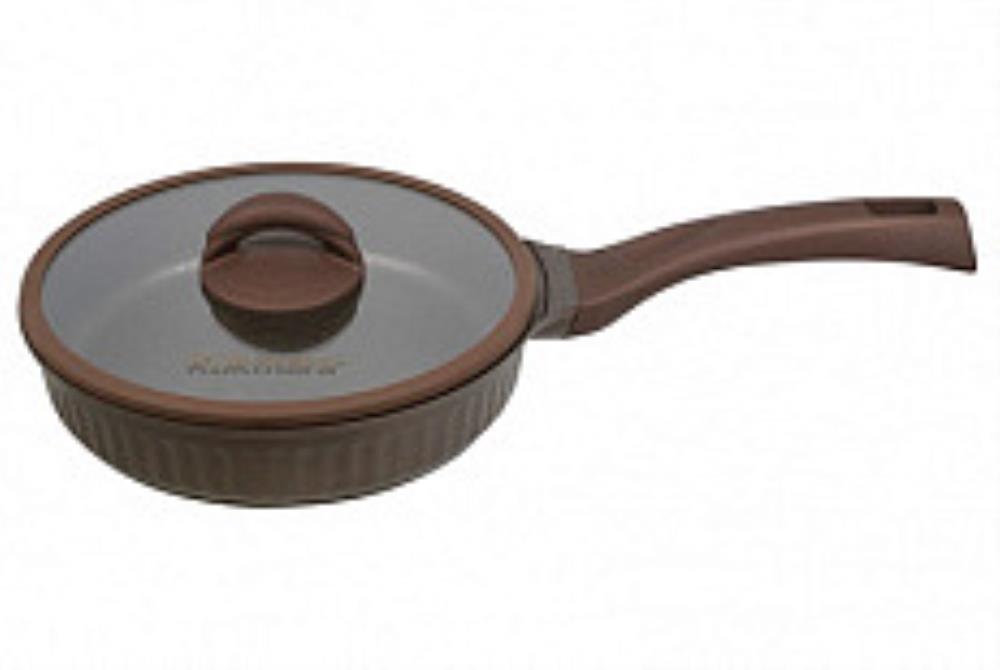 Стелла Мокко Сковорода а/пр литая 24см стекл/кр ТМ KUKMARA Стелла Мокко Сковорода а/пр литая 24см стекл/кр ТМ KUKMARA