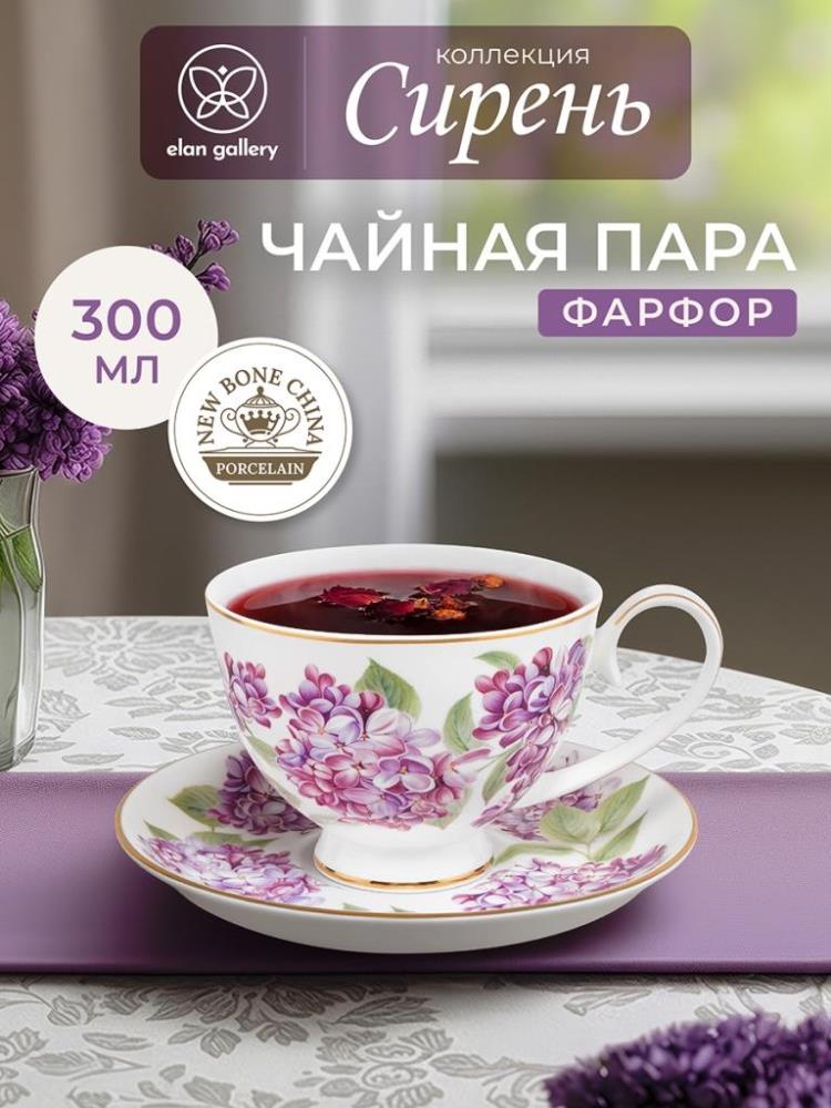 Чайная пара 2 пр. 300 мл 12,5*9,5*7 см Чайная пара 2 пр. 300 мл 12,5*9,5*7 см