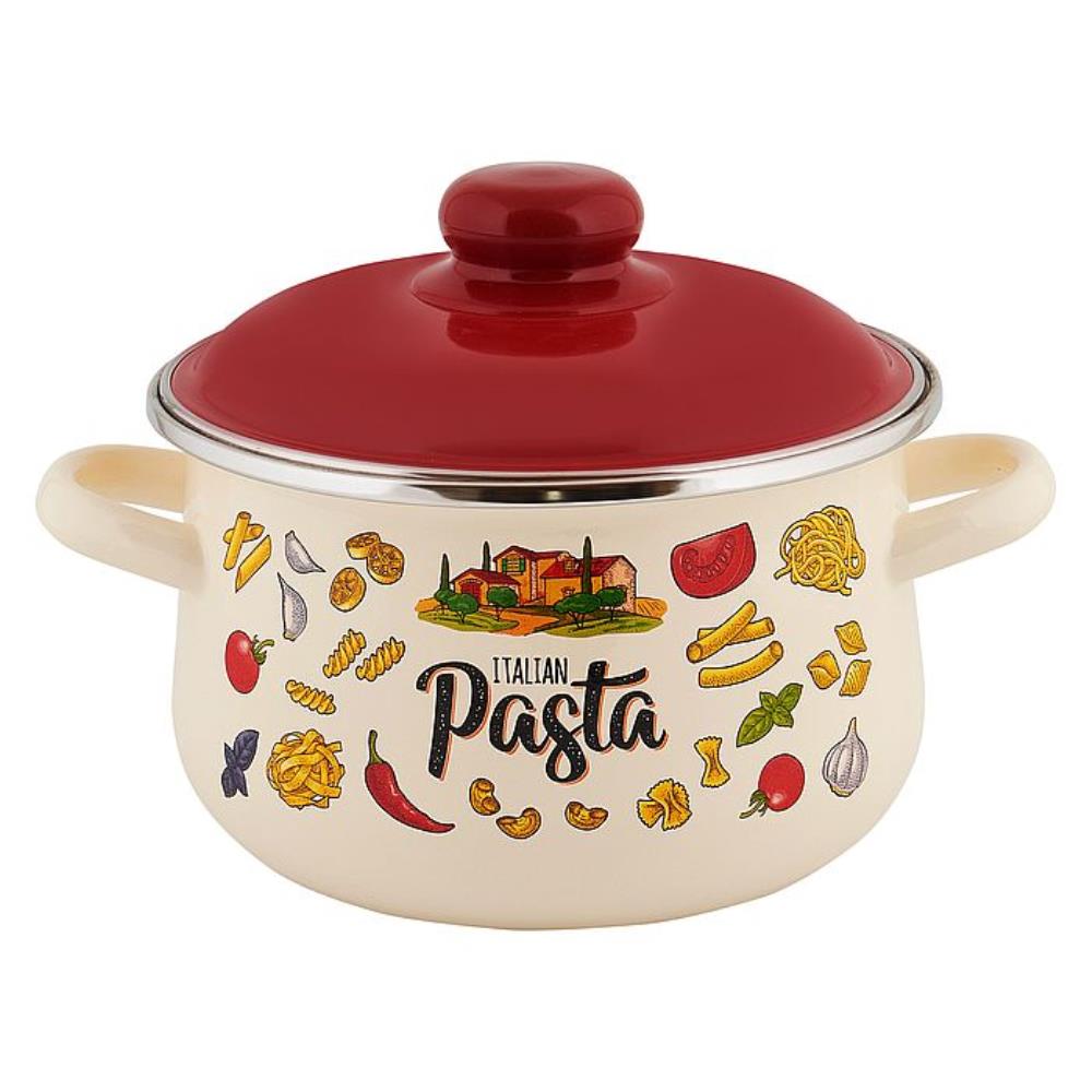 Кастрюля эмал конич Итальянская паста / Pasta Italian 4,0 ТМ Appetite Кастрюля эмал конич Итальянская паста / Pasta Italian 4,0 ТМ Appetite
