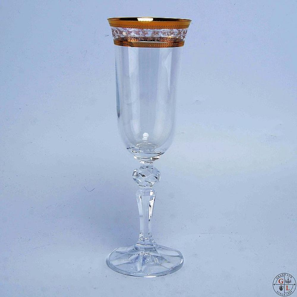 Crystalex Bohemia Кристина Золотой Лист V-D Набор фужеров 150 мл(6 шт) Crystalex Bohemia Кристина Золотой Лист V-D Набор фужеров 150 мл(6 шт)