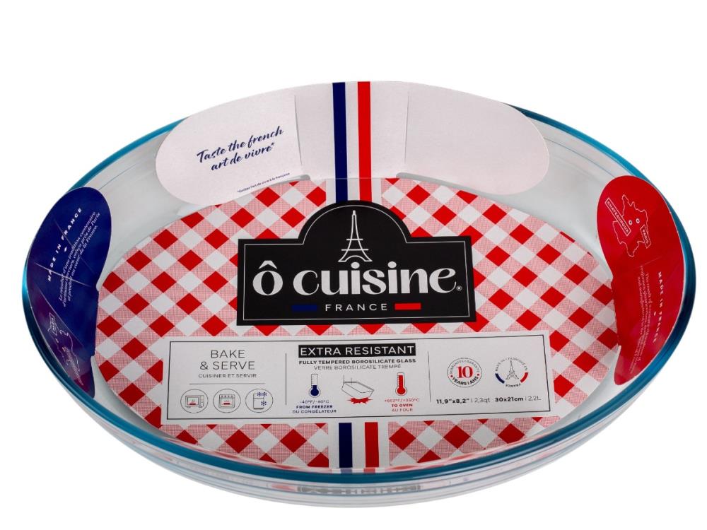 O CUISINE Блюдо для запекания и выпечки 30x21х6см 2.2л овальное O CUISINE Блюдо для запекания и выпечки 30x21х6см 2.2л овальное