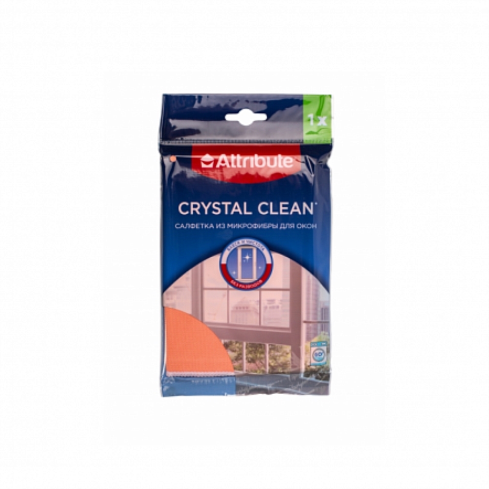 Crystal Clean Салфетка из микрофибры для окон кратно 24 Crystal Clean Салфетка из микрофибры для окон кратно 24