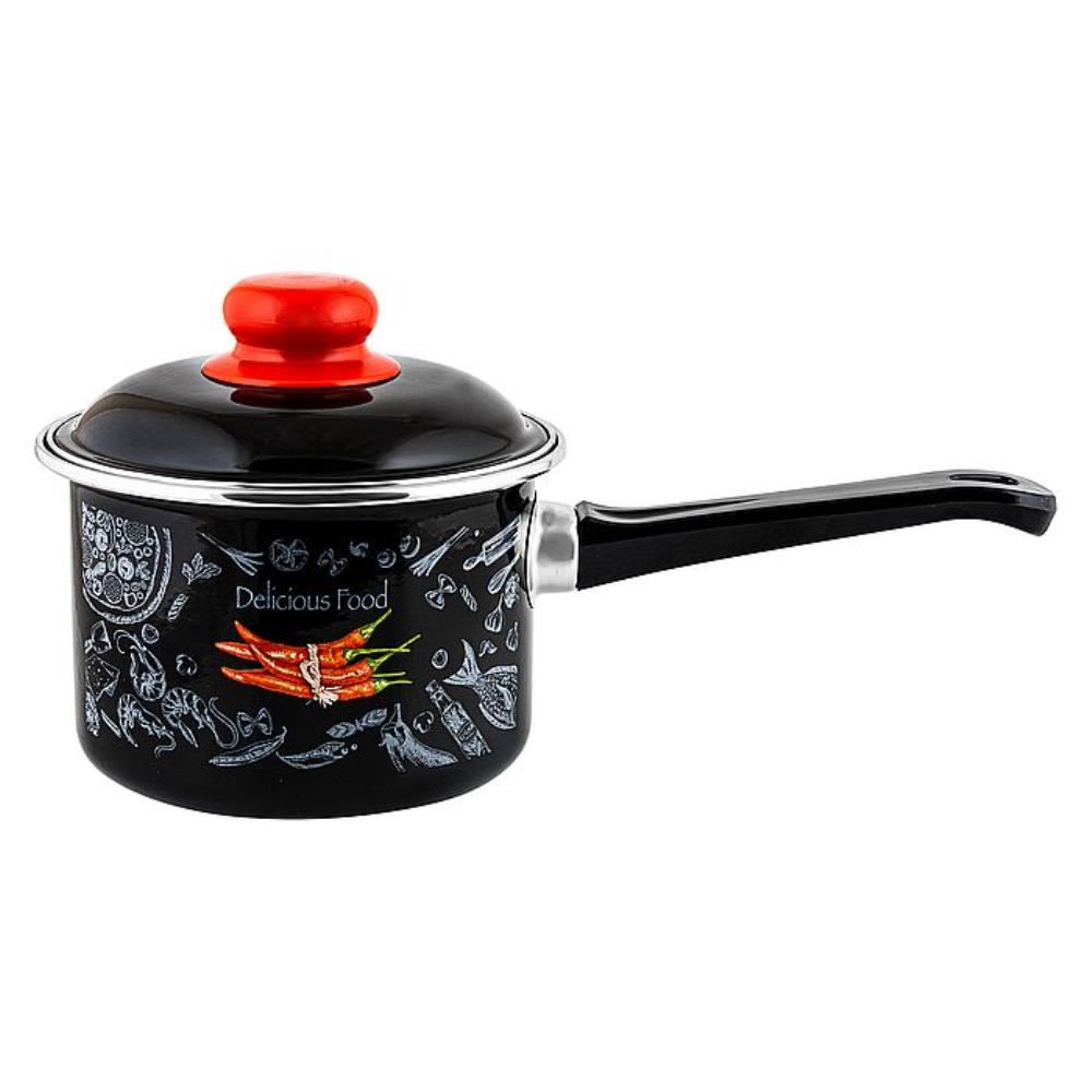Ковш эмал 1,5л цил с/кр Чили / Chilli ТМ Appetite Ковш эмал 1,5л цил с/кр Чили / Chilli ТМ Appetite