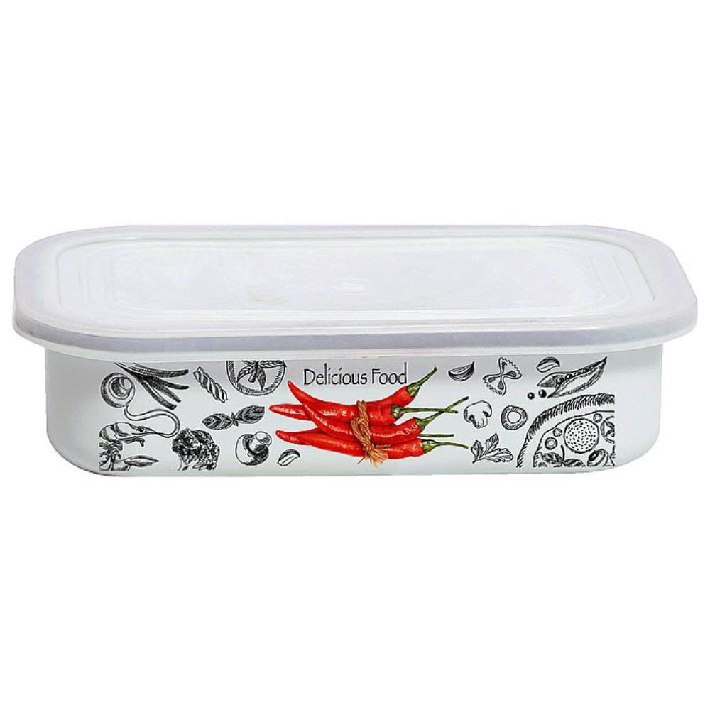 Лоток эмал Чили / Chilli 0,8л прям пласт/кр TM Appetite Лоток эмал Чили / Chilli 0,8л прям пласт/кр TM Appetite