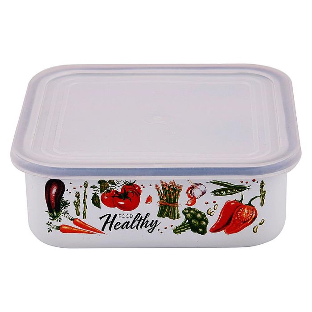 Лоток эмал Овощи / Veggies 1,0л квадр пласт/кр TM Appetite Лоток эмал Овощи / Veggies 1,0л квадр пласт/кр TM Appetite