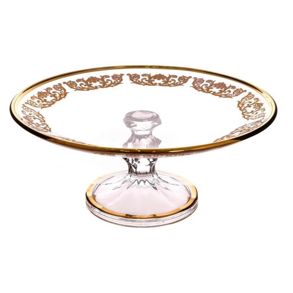 Moon Oritage Тортница 21см на ножке Матовая полоса Moon FTD Plate 21cm Oritage AS.C Moon Oritage Тортница 21см на ножке Матовая полоса Moon FTD Plate 21cm Oritage AS.C