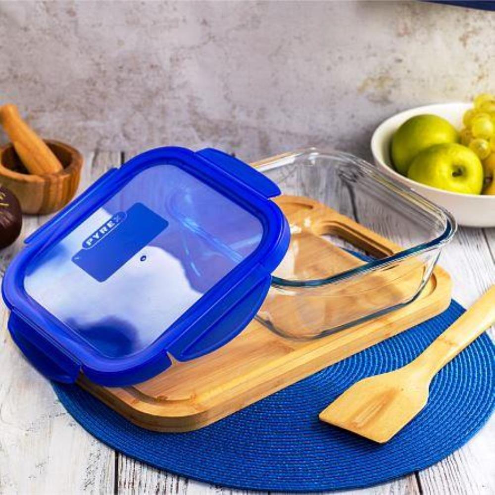 COOK N GO Блюдо квадратное с крышкой 1.6л кратно 6