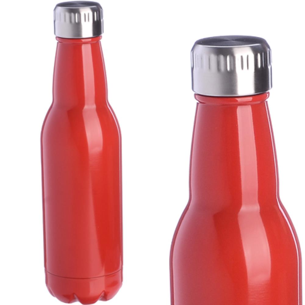 77020-4 Термобутылка 500мл. Drink, красная (х20)