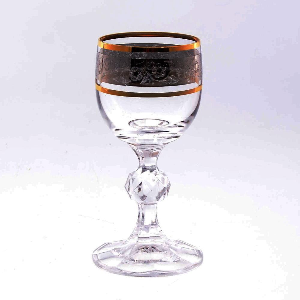 Bohemia Клаудия Панто Платина V-D Набор рюмок для водки 90 мл(6 шт) Bohemia Клаудия Панто Платина V-D Набор рюмок для водки 90 мл(6 шт)