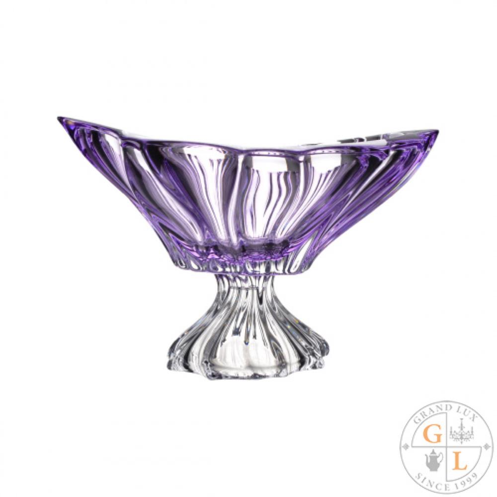 Aurum Crystal Plantica Фруктовница н/н 33см Amethyst Aurum Crystal Plantica Фруктовница н/н 33см Amethyst