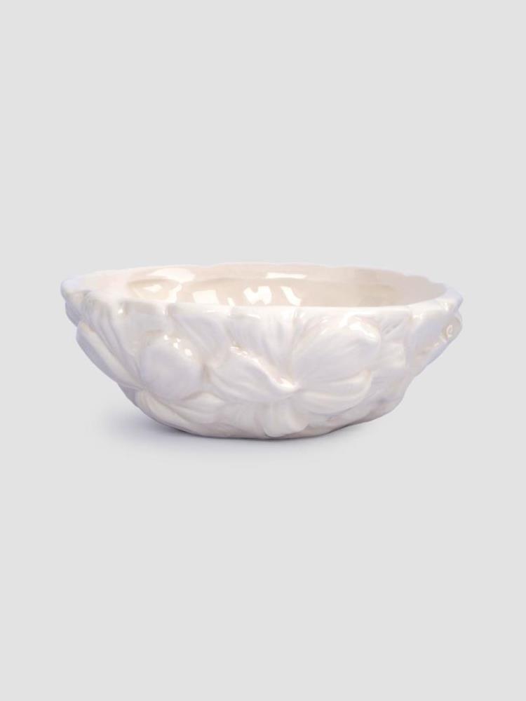 Салатник, 16х6 см, 500 мл, керамика, молочный, Цветы, Blossom Салатник, 16х6 см, 500 мл, керамика, молочный, Цветы, Blossom