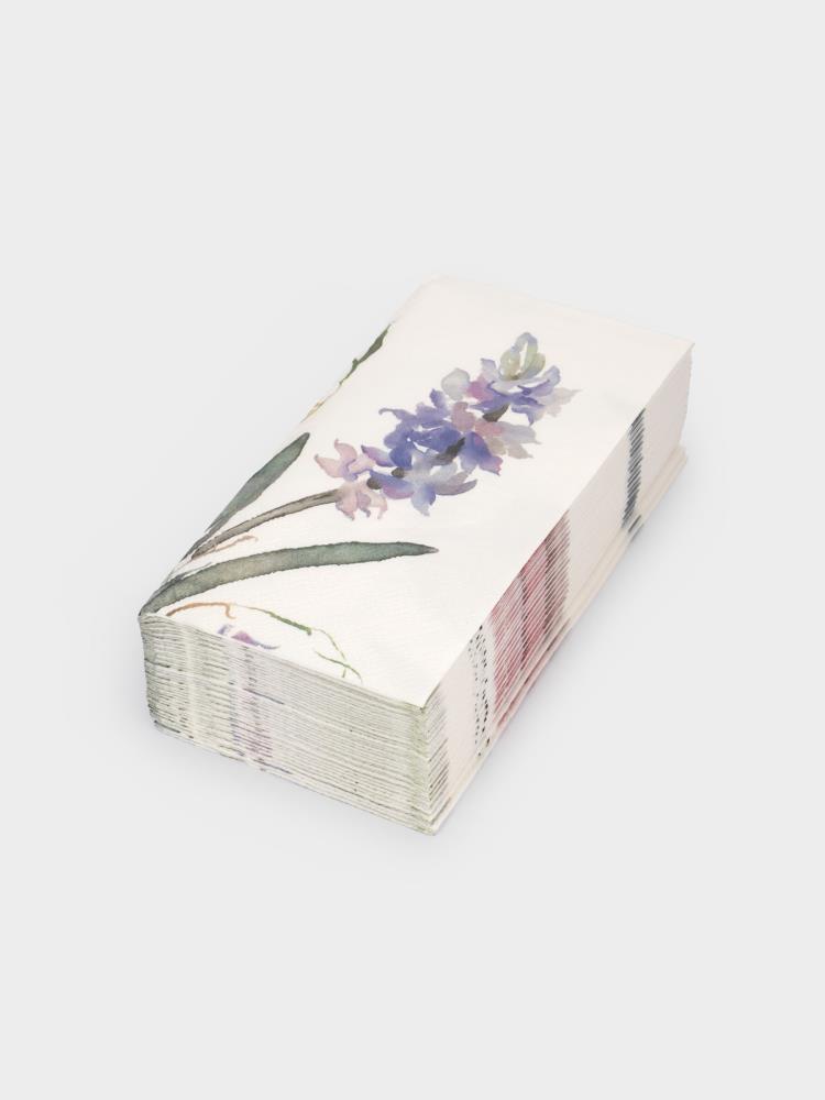 Салфетки бумажные, 33х33 см, 20 шт, прямоугольные, белые, Цветы, Bouquet Салфетки бумажные, 33х33 см, 20 шт, прямоугольные, белые, Цветы, Bouquet