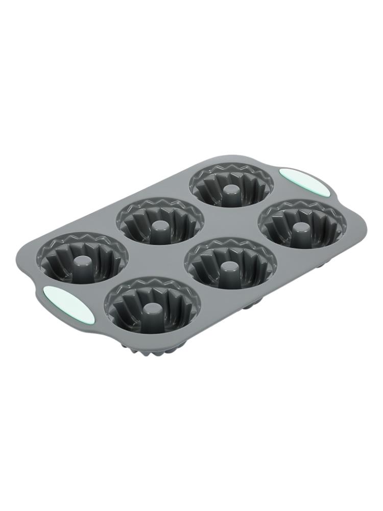 79-011 Форма для кексов фигурная, 6 ячеек Linea SILICONE