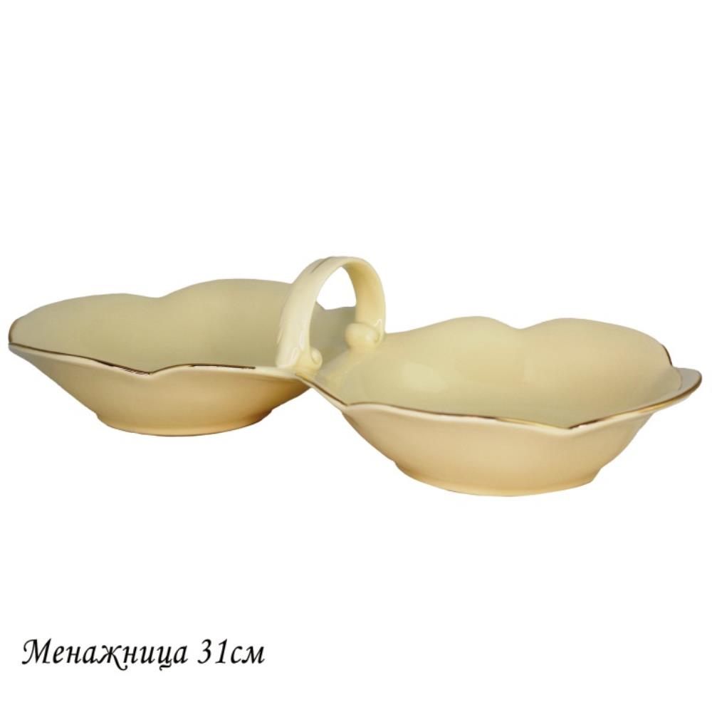 205-565 Менажница МИРАЖ в под.уп.(х24)Фарфор