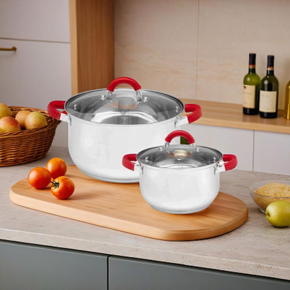 DELICE Набор кухонной посуды 4пр (3,3л, 5,8л) кратно 4 DELICE Набор кухонной посуды 4пр (3,3л, 5,8л) кратно 4