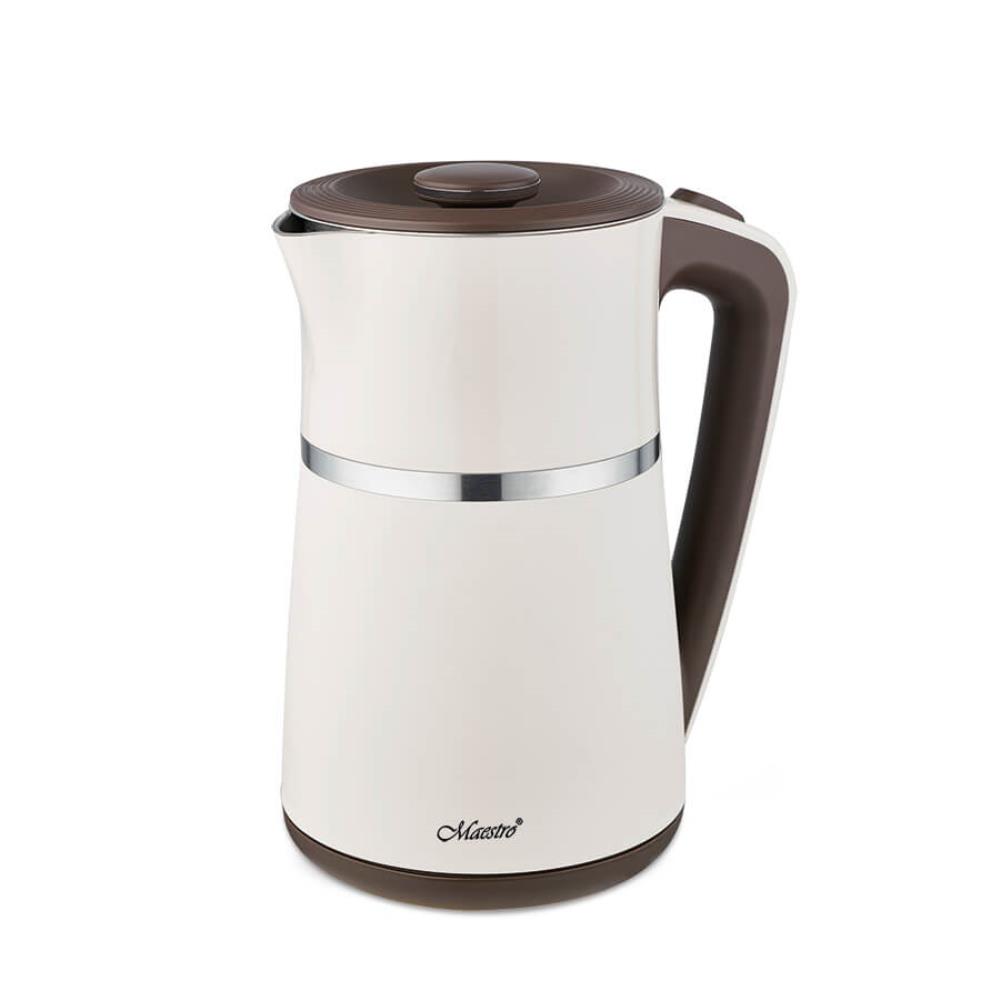 MR-030-WHITE Эл.чайники 1,7 л метал (диск.) Maestro MR-030-WHITE Эл.чайники 1,7 л метал (диск.) Maestro