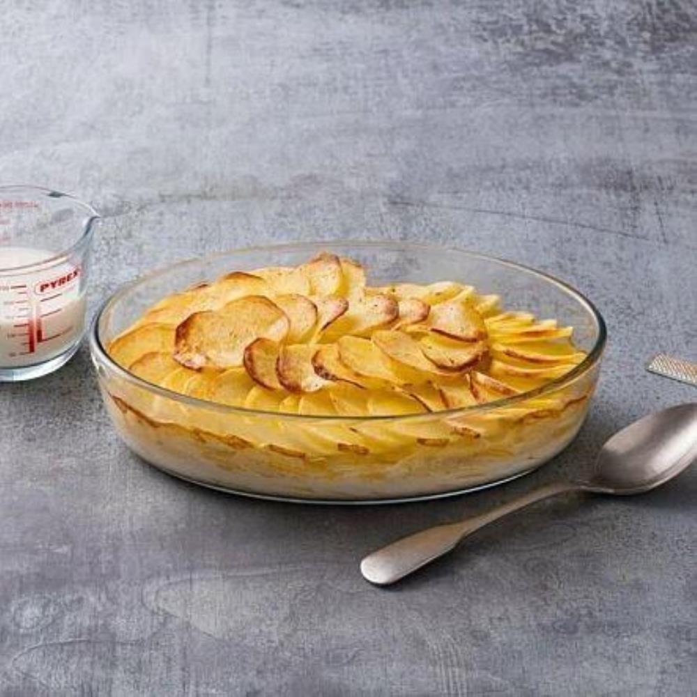 O CUISINE Блюдо для запекания и выпечки 39х27см овальное кратно 4