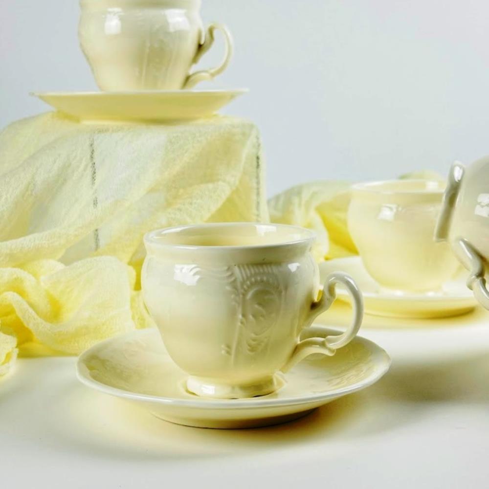 225-062 Кофейный набор 12пр. 120мл MARIA CREAM в под.уп.(х6)Костяной фарфор 225-062 Кофейный набор 12пр. 120мл MARIA CREAM в под.уп.(х6)Костяной фарфор