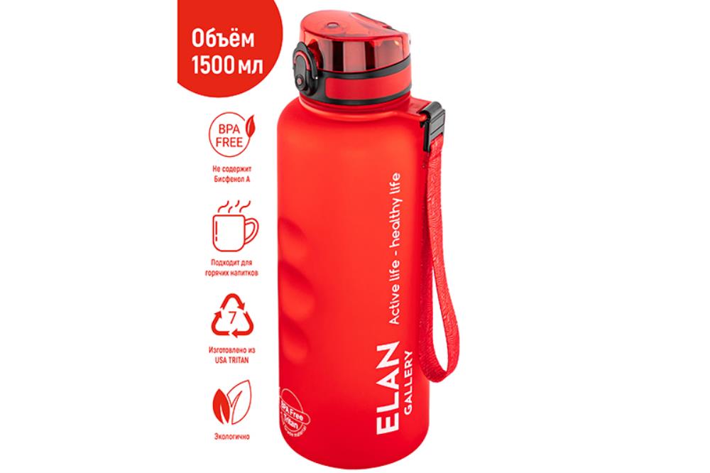 Бутылка для воды 1,5 л 10*10*28,5 см Бутылка для воды 1,5 л 10*10*28,5 см