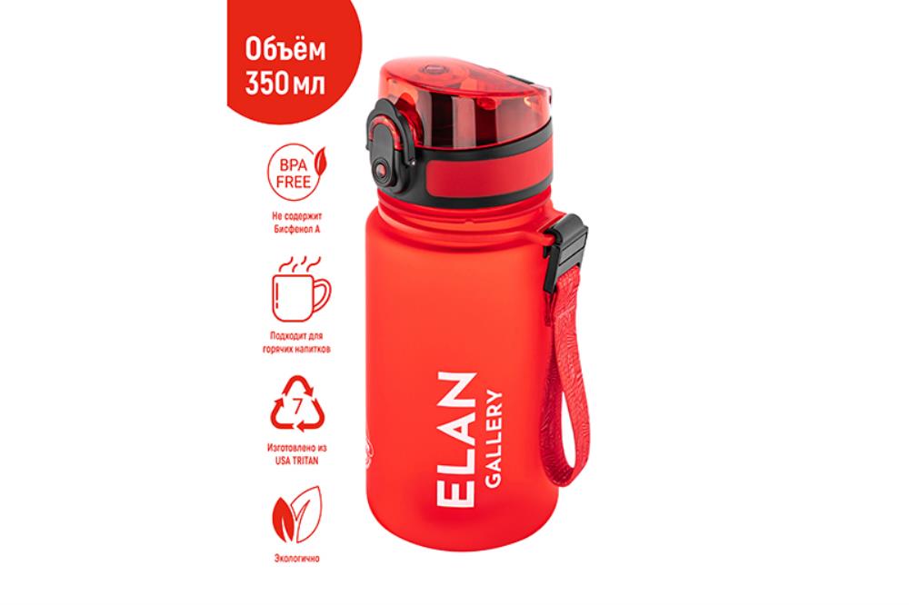 Бутылка для воды 350 мл 6,8*6,8*17 см Бутылка для воды 350 мл 6,8*6,8*17 см