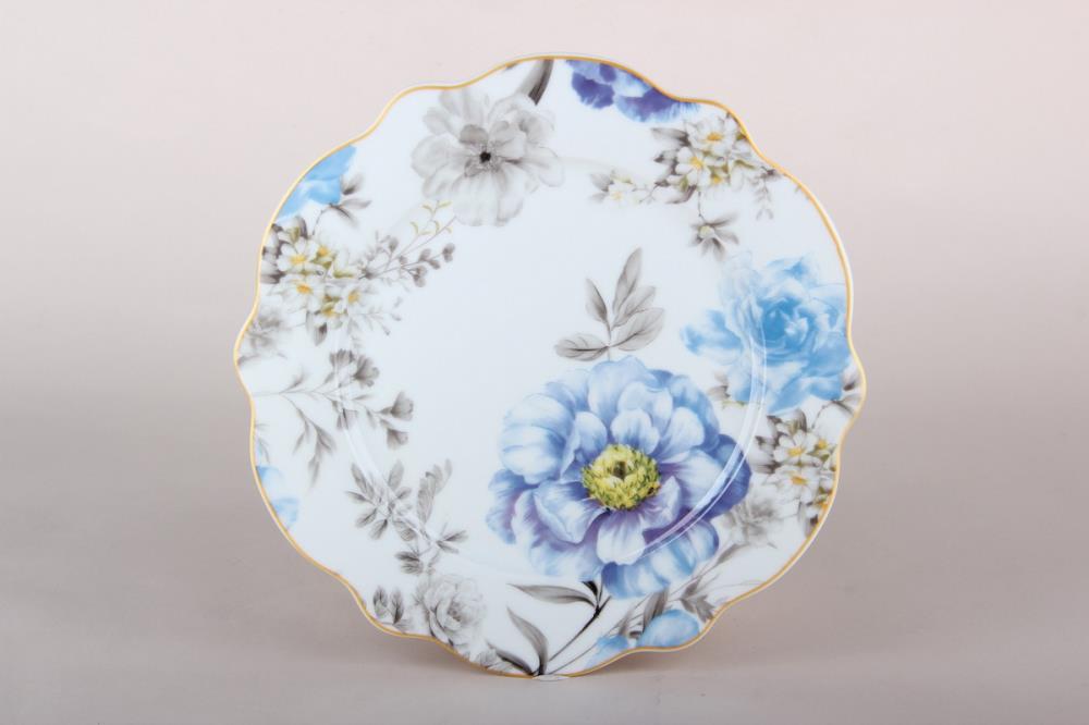 Flower gallery Набор тарелок десертных 2шт 20.5см фарфор кратно 1 Flower gallery Набор тарелок десертных 2шт 20.5см фарфор кратно 1