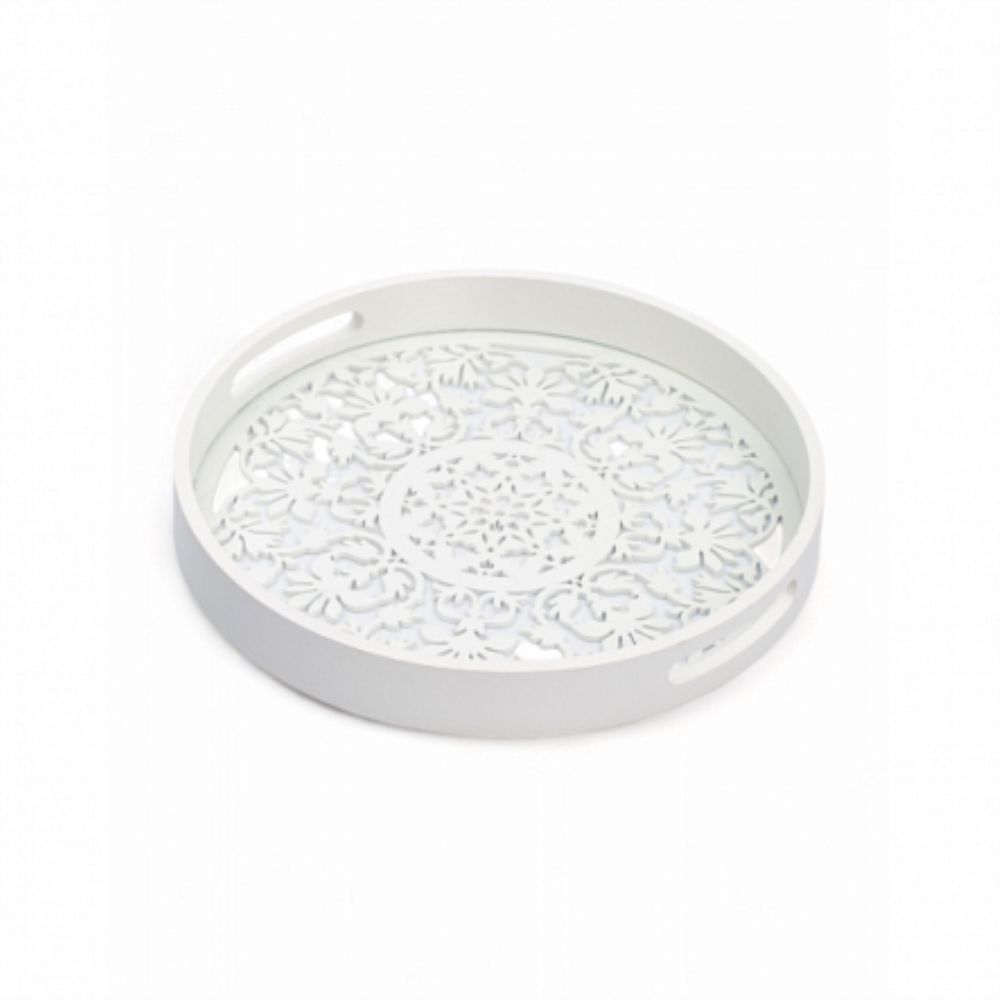 WHITE LACE Поднос круглый 30см WHITE LACE Поднос круглый 30см