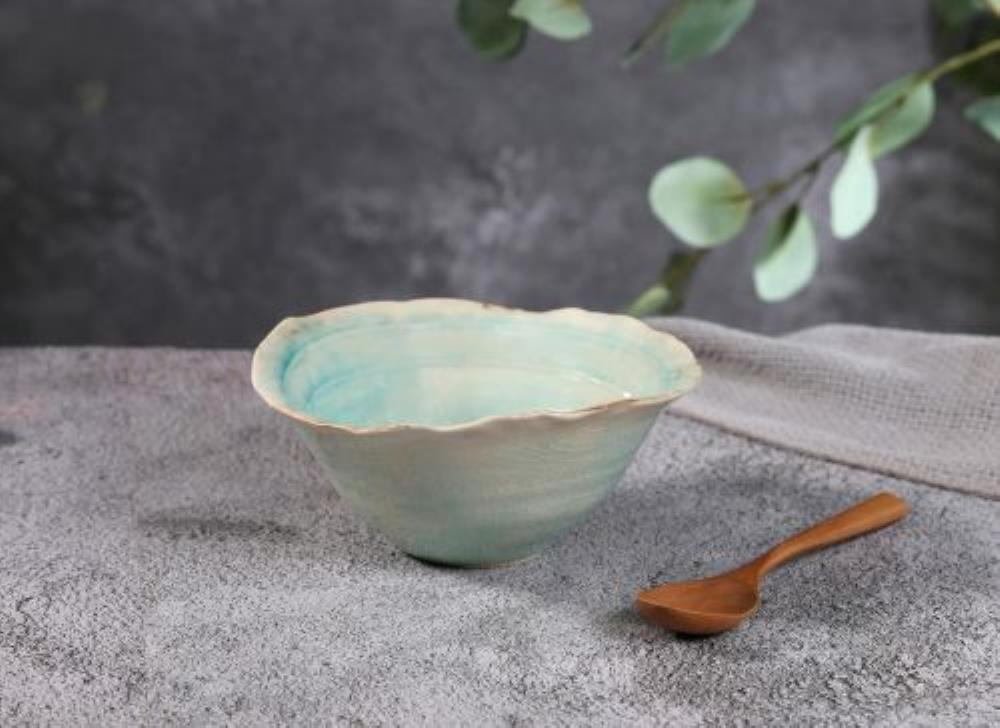 Sea Blue Flower Frutti di Mare Салатник 450 мл 17*16,5 см h7,5 см,керамика P.L. Proff Cuisine Sea Blue Flower Frutti di Mare Салатник 450 мл 17*16,5 см h7,5 см,керамика P.L. Proff Cuisine