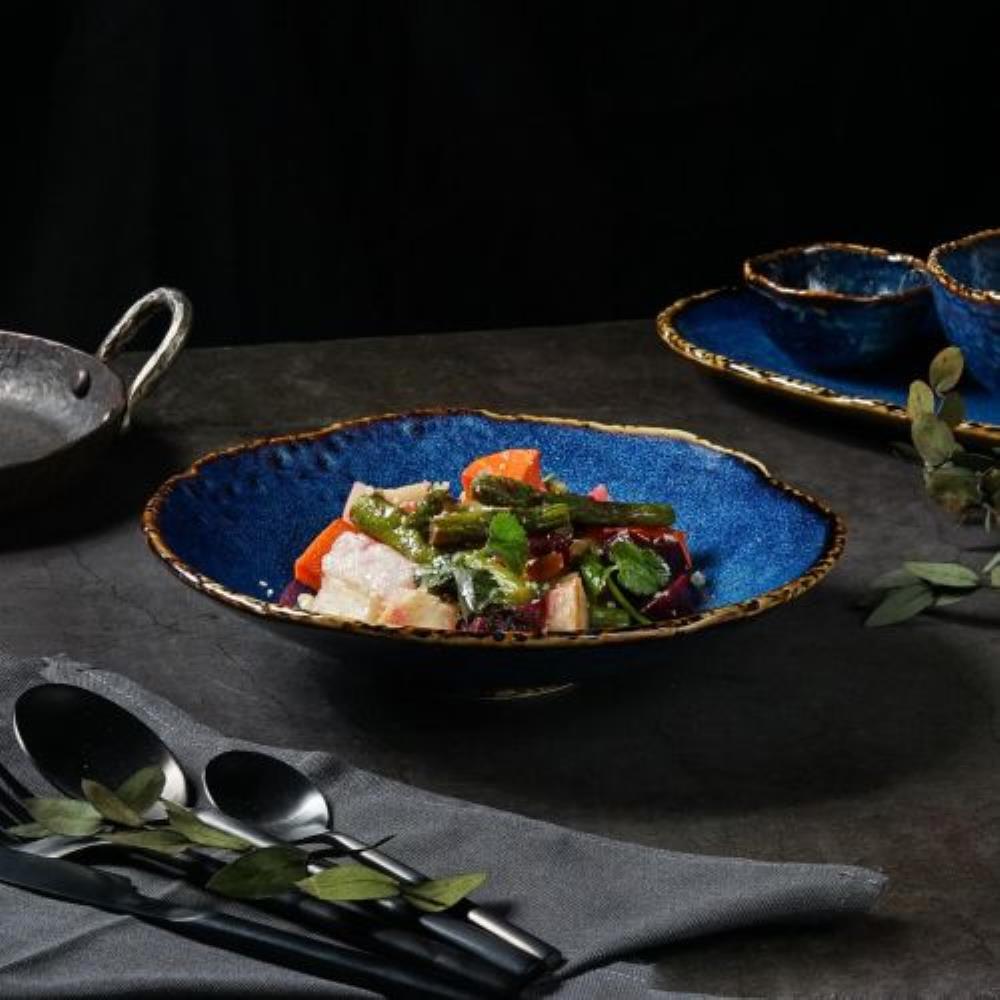 Aqua Blue Салатник 21,5*5 см,фарфор, P.L. Proff Cuisine Aqua Blue Салатник 21,5*5 см,фарфор, P.L. Proff Cuisine