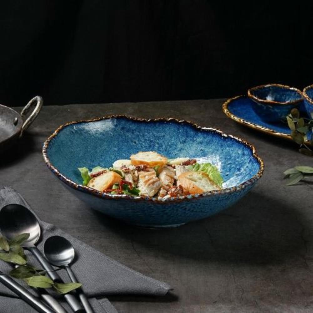 Aqua Blue Салатник овальный 25,5*20*6,5 см,фарфор, P.L. Proff Cuisine Aqua Blue Салатник овальный 25,5*20*6,5 см,фарфор, P.L. Proff Cuisine