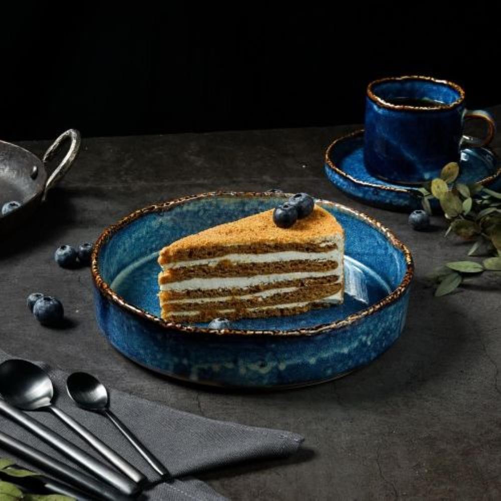Aqua Blue Тарелка с бортом 20.5*4.4 см,фарфор, P.L. Proff Cuisine Aqua Blue Тарелка с бортом 20.5*4.4 см,фарфор, P.L. Proff Cuisine
