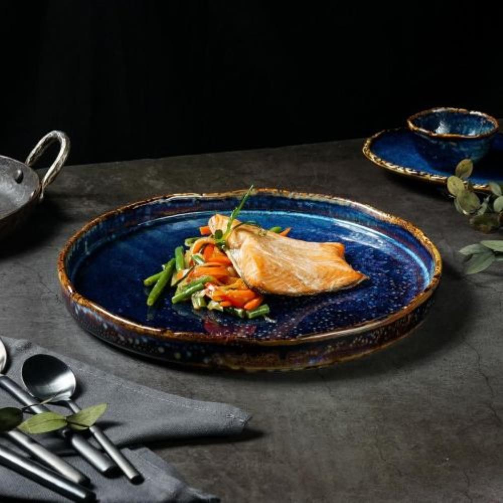 Aqua Blue Тарелка с бортом 26*2,7 см,фарфор, P.L. Proff Cuisine Aqua Blue Тарелка с бортом 26*2,7 см,фарфор, P.L. Proff Cuisine