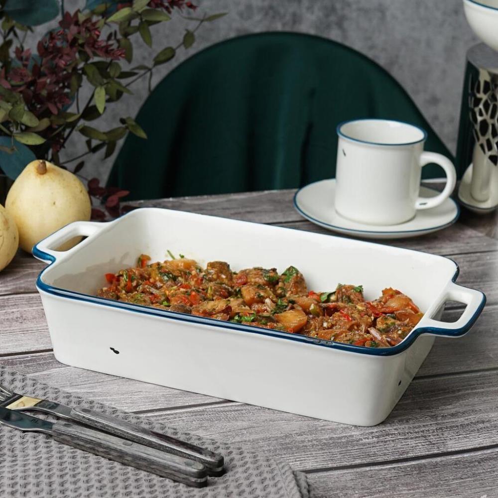 Bakery Fusion Блюдо прямоугольное 34*20 см h6,6 см 2290 мл с ручками P.L. Proff Cuisine Bakery Fusion Блюдо прямоугольное 34*20 см h6,6 см 2290 мл с ручками P.L. Proff Cuisine