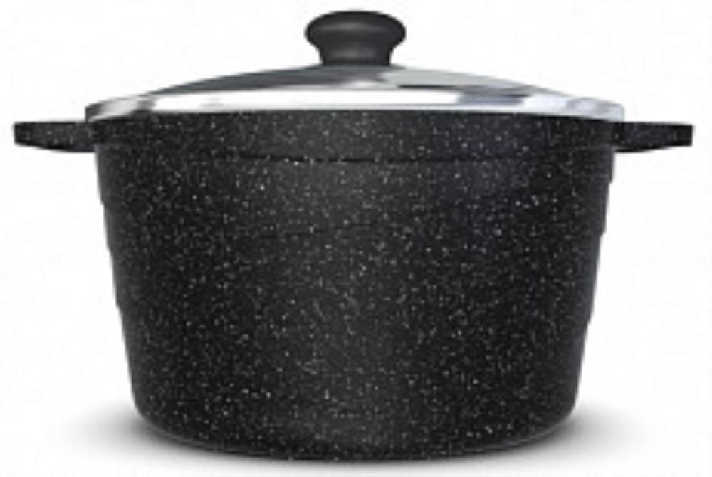 Кастрюля а/пр литая 3,0л стекл/кр Neva Granite ТМ NEVA Кастрюля а/пр литая 3,0л стекл/кр Neva Granite ТМ NEVA