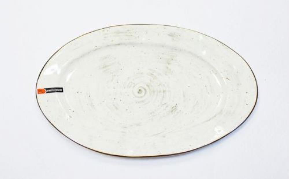 White Fusion Блюдо овальное 31,5*20 см, P.L. Proff Cuisine /1