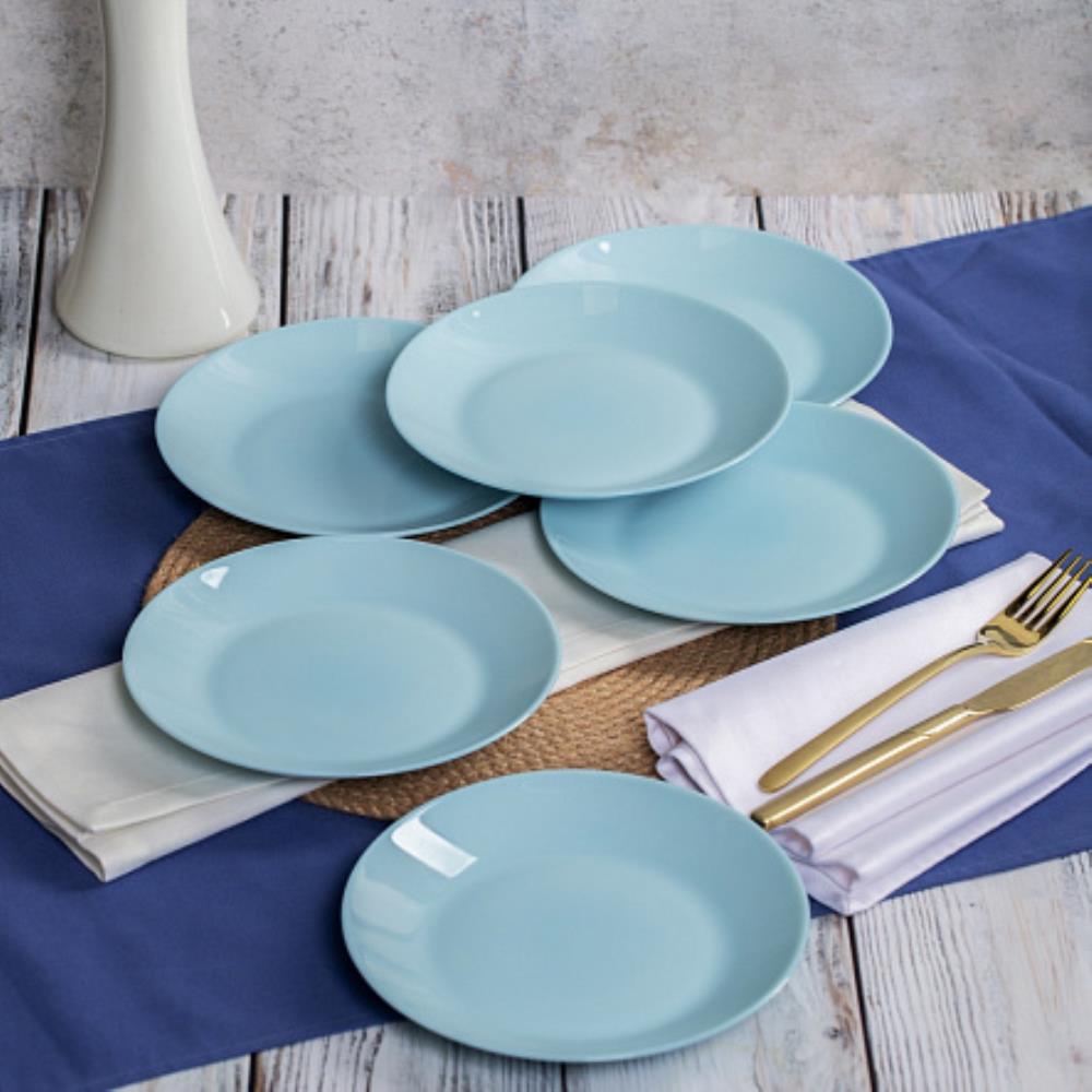 ZELIE PARADISE BLUE Тарелка десертная 18см кратно 24 ZELIE PARADISE BLUE Тарелка десертная 18см кратно 24