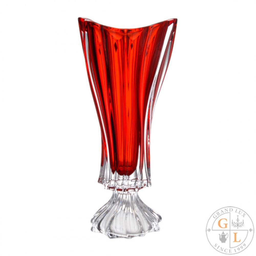 Aurum Crystal Plantica Ваза для цветов 40 см Red Aurum Crystal Plantica Ваза для цветов 40 см Red