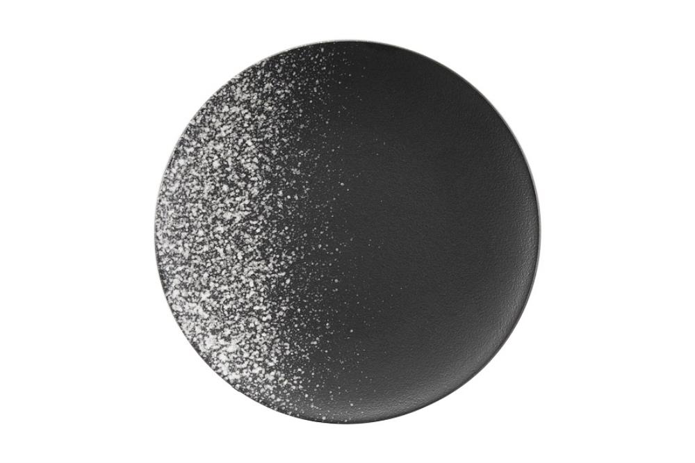 Тарелка закусочная, 20 см, фарфор P, черная, в белую крапинку, Caviar Galaxy Тарелка закусочная, 20 см, фарфор P, черная, в белую крапинку, Caviar Galaxy