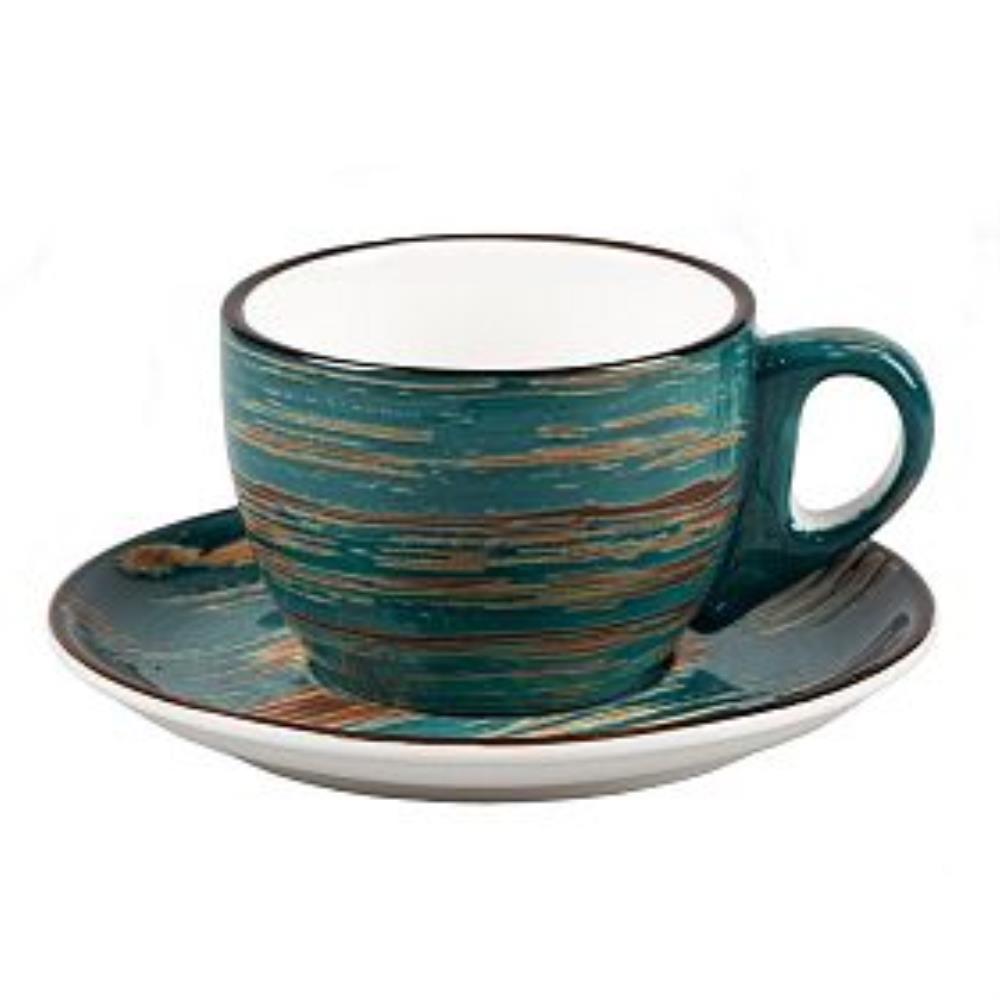 Texture Dark Green Lines Чайная пара 200 мл, 14,5 см, h 6,5 см, P.L. Proff Cuisine Texture Dark Green Lines Чайная пара 200 мл, 14,5 см, h 6,5 см, P.L. Proff Cuisine