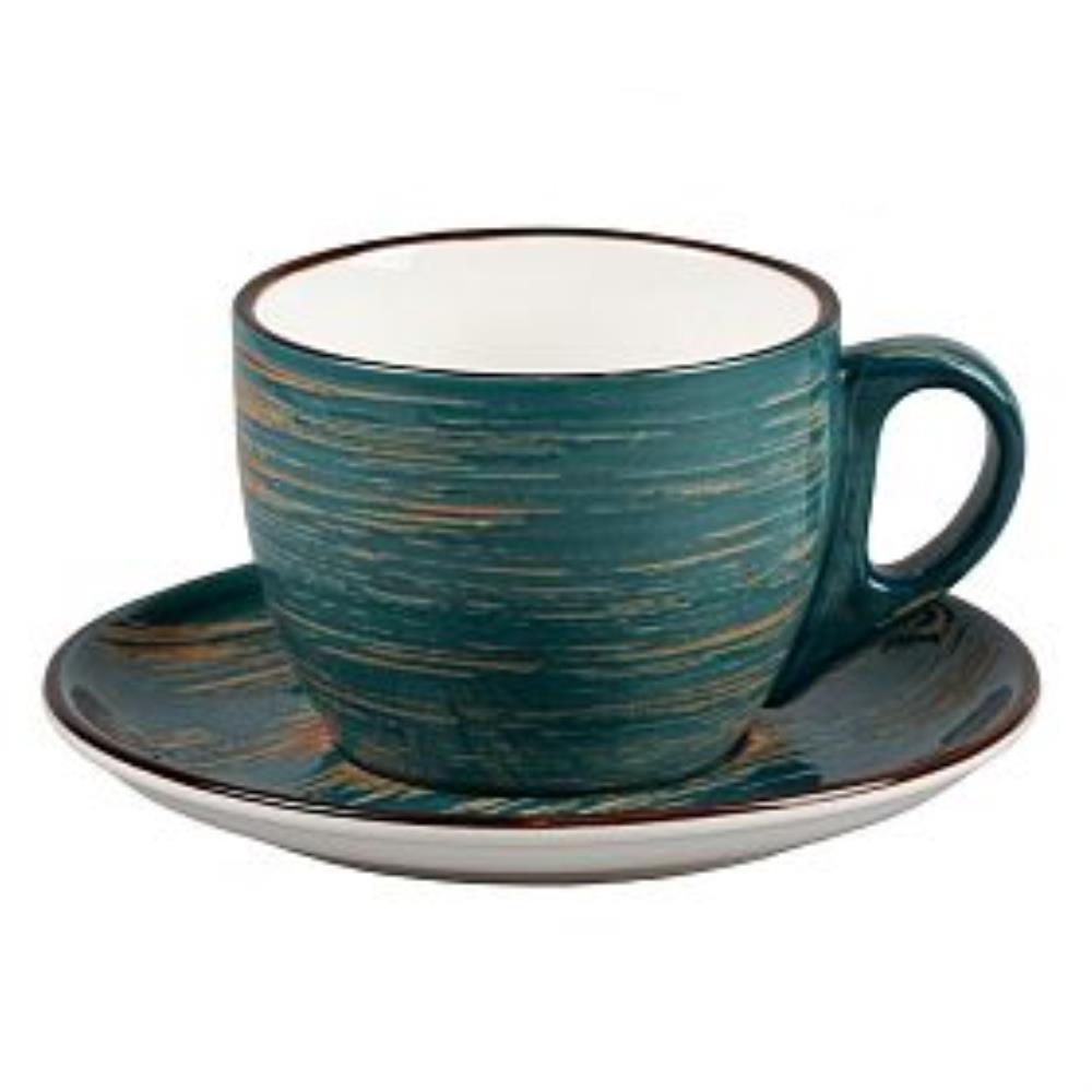 Texture Dark Green Lines Чайная пара 300 мл, 10 см, h 7,5 см, P.L. Proff Cuisine /6 Texture Dark Green Lines Чайная пара 300 мл, 10 см, h 7,5 см, P.L. Proff Cuisine /6