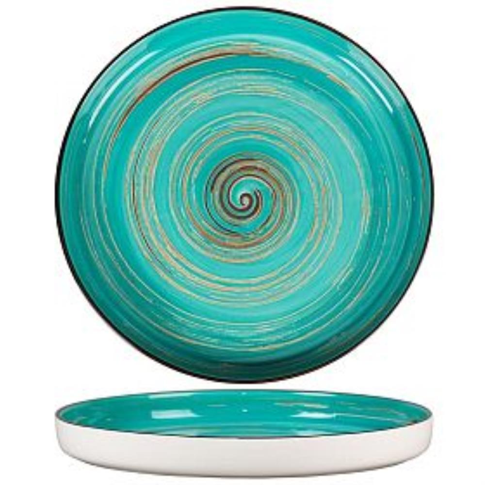 Texture Light Cyan Circular Тарелка с бортом 28 см, h 3,1 см, P.L. Proff Cuisine Texture Light Cyan Circular Тарелка с бортом 28 см, h 3,1 см, P.L. Proff Cuisine